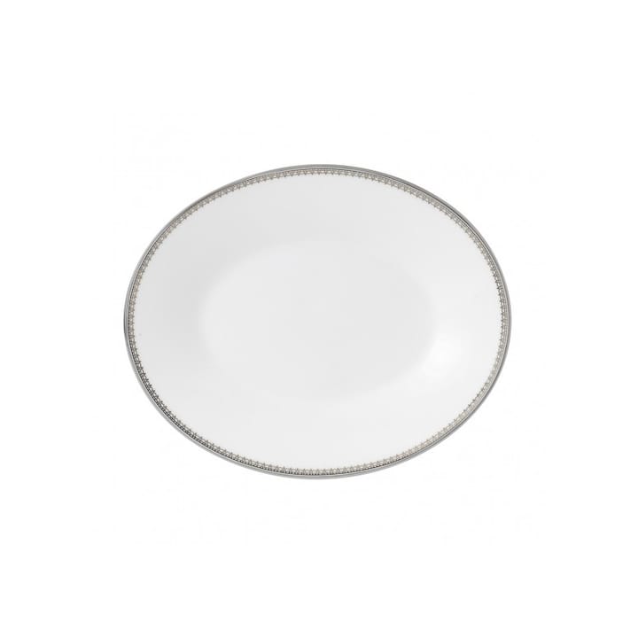 Vera Wang Lace Platinum saucer to sauce boat - white - Wedgwood