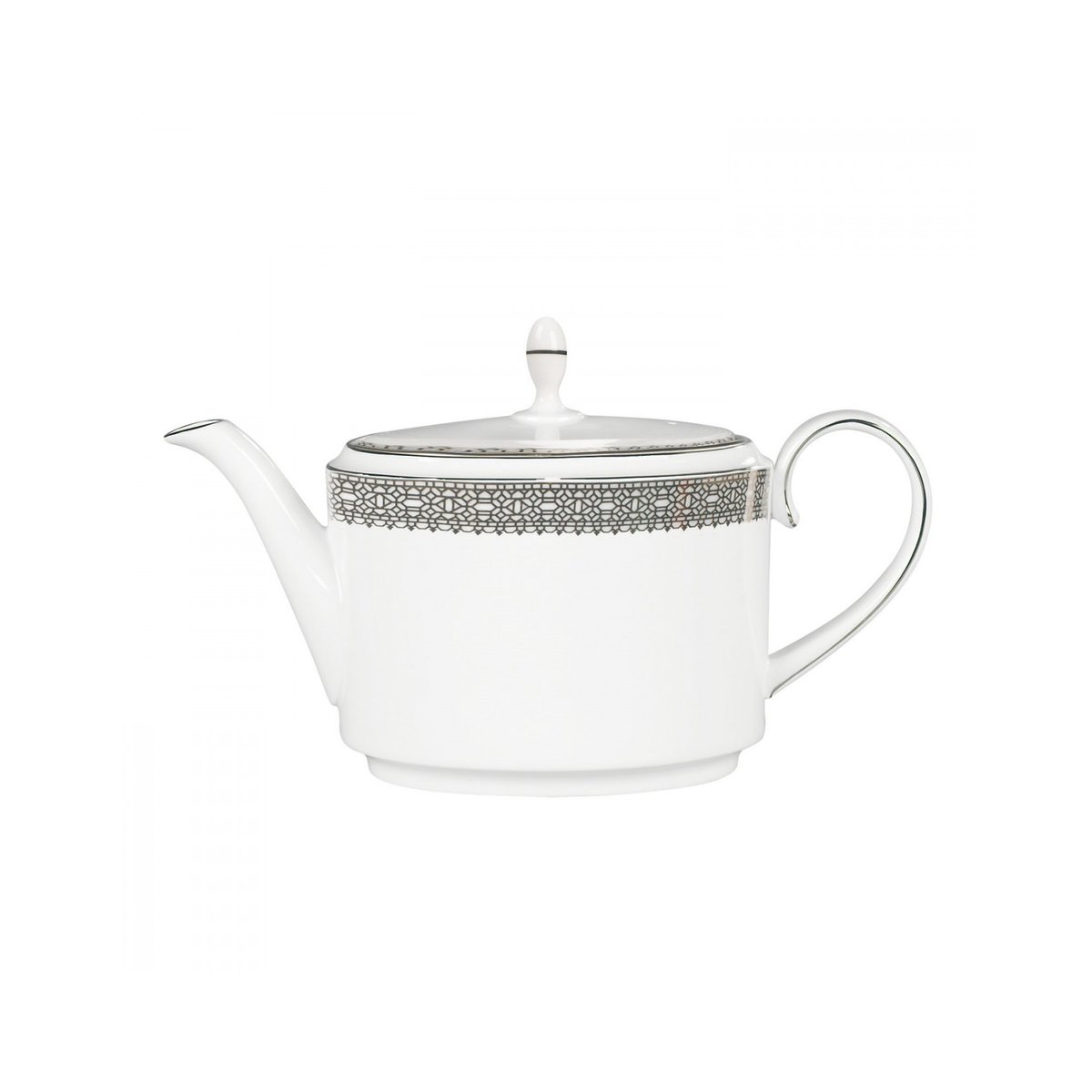 Wedgwood Vera Wang Lace Platinum teapot 1.1 l | Scandinavian Design | Teapots | White