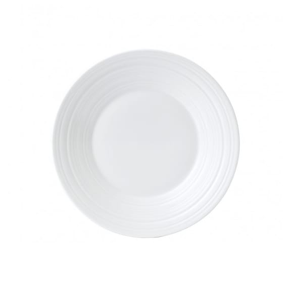White Strata plate - Ø 20 cm - Wedgwood
