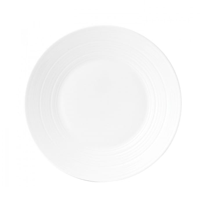 White Strata plate - Ø 23 cm - Wedgwood