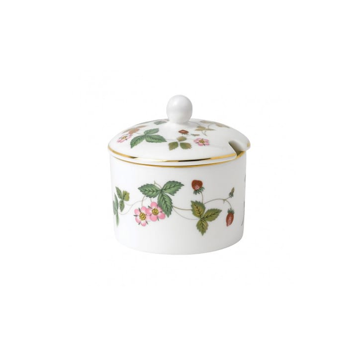 Wild Strawberry jam pot with lid - 8 cm - Wedgwood