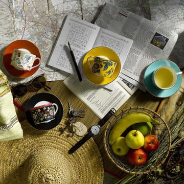 Wonderlust cup with saucer - oriental jewel - Wedgwood
