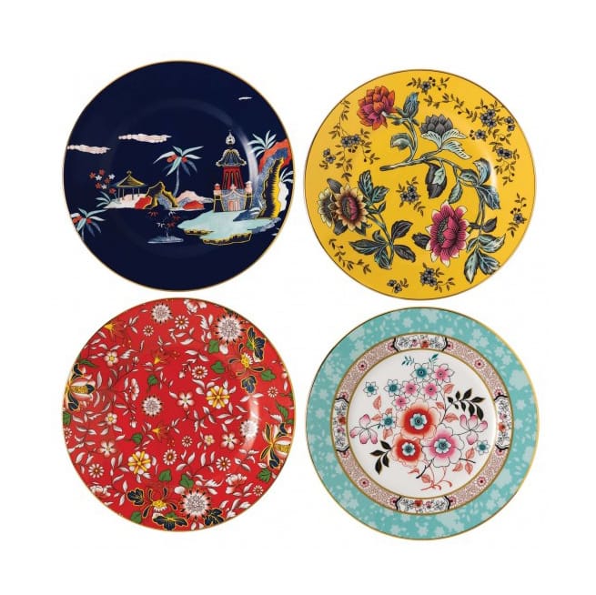 Wonderlust plate 4-pack - Ø 20 cm - Wedgwood