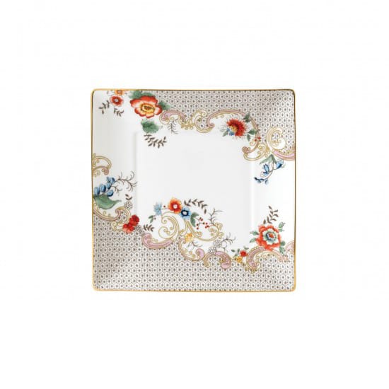 Wonderlust saucer, rococo flowers Wedgwood