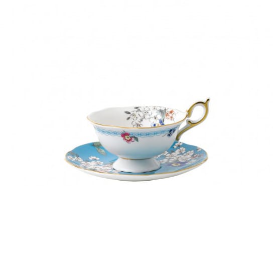 Wonderlust small teacup with saucer - blossom - Wedgwood
