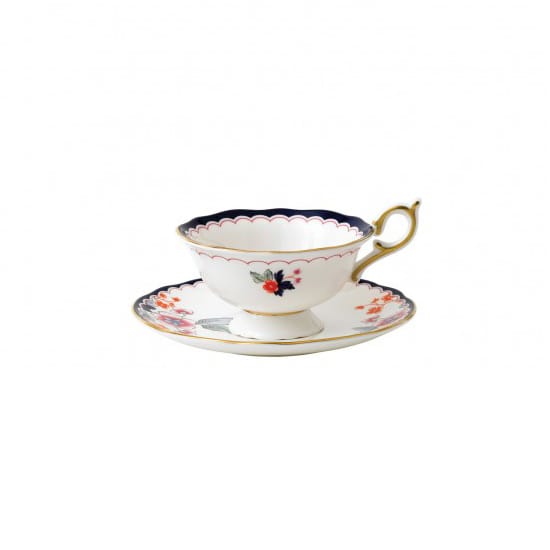 Wonderlust small teacup with saucer - jasmine bloom - Wedgwood