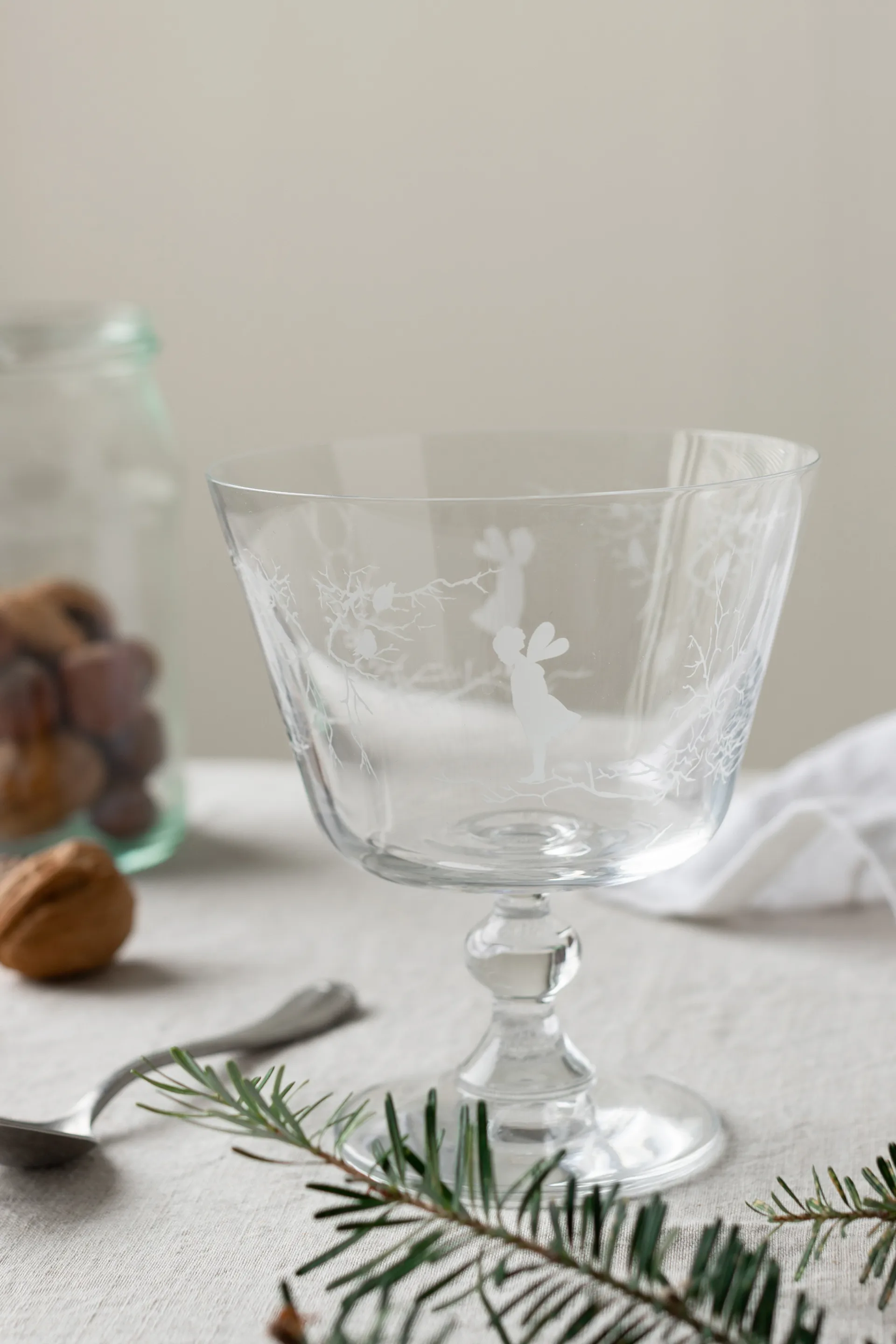 Alv dessert bowl glass, Clear Wik & Walsøe