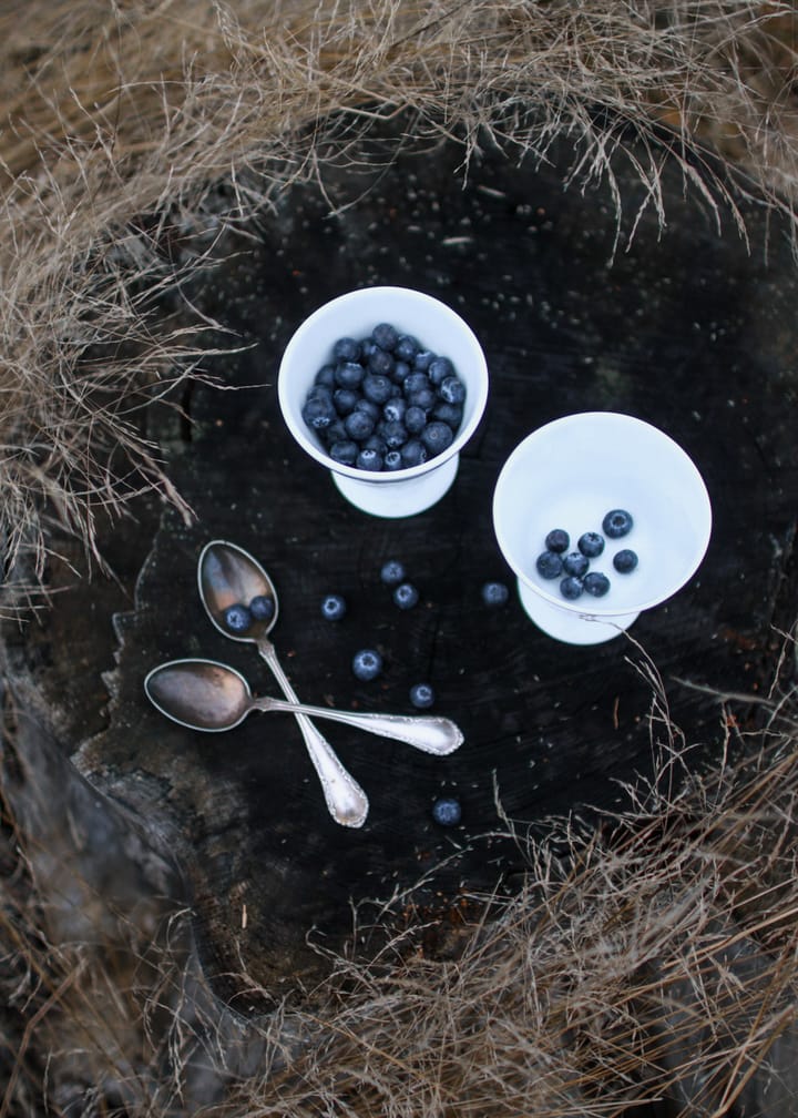 Alv dessert bowl on foot Ø11 cm, Silver Wik & Walsøe