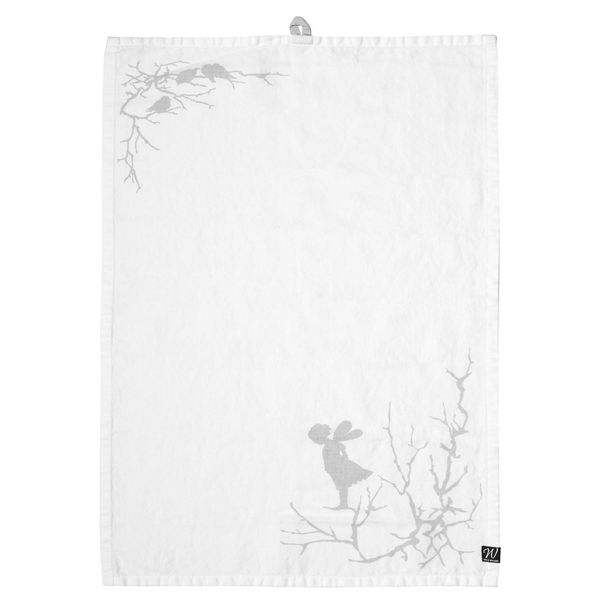Wik & Walsoe Alv kitchen towel 47x70 cm white | Scandinavian Design | Kitchen tea towels | White
