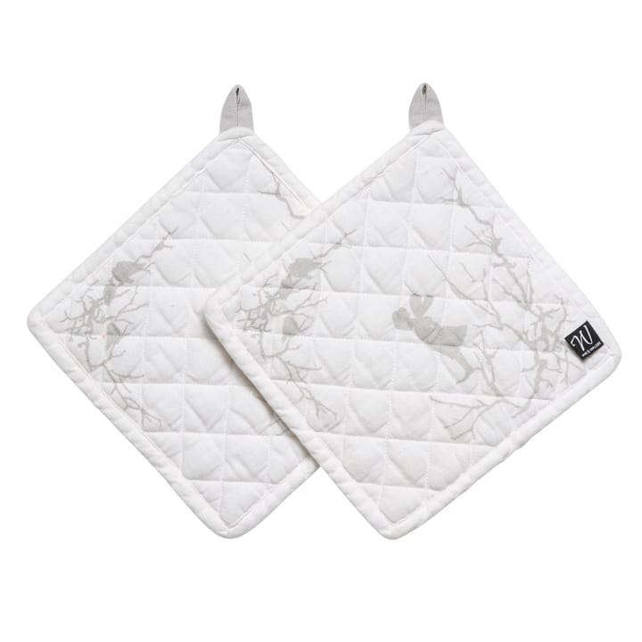 Alv oven mitt 2-pack - white - Wik & Walsøe