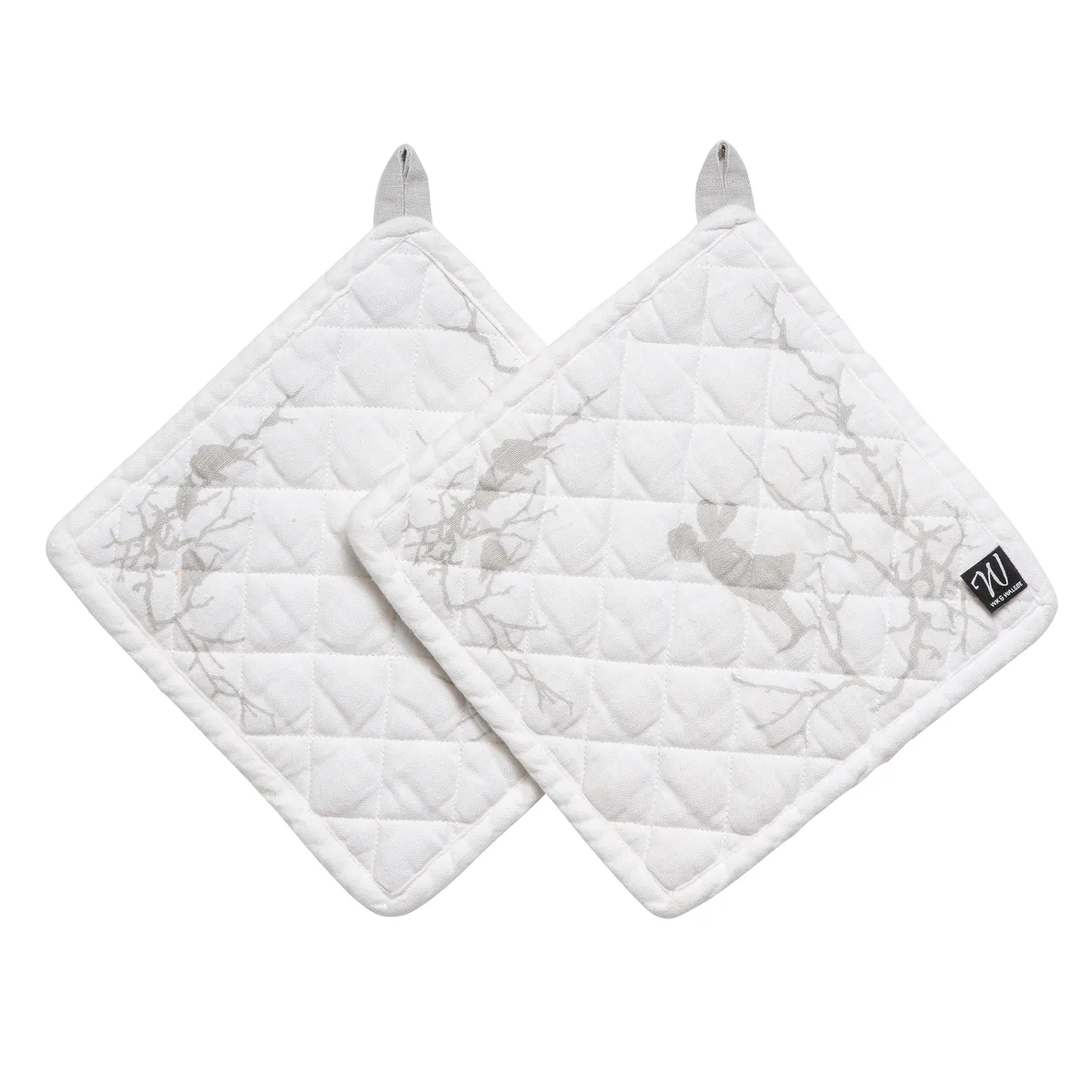 Wik & Walsoe Alv oven mitt 2-pack white | Scandinavian Design | Oven mitts, gloves & pot holders | White