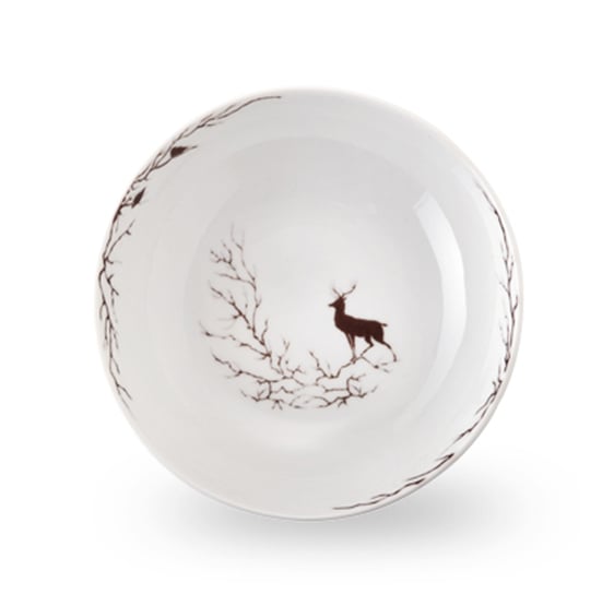 Wik & Walsoe Alveskog deep plate 15 cm | Scandinavian Design | Deep plates | Brown