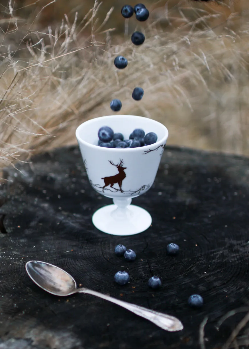 Alveskog dessert bowl on foot Ø11 cm, White Wik & Walsøe