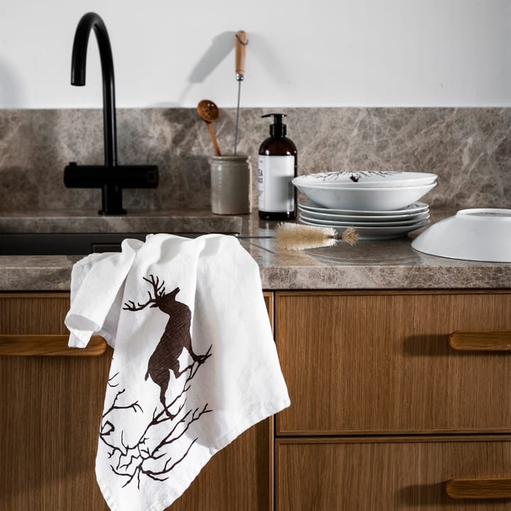 Alveskog kitchen towel 47x70 cm - white - Wik & Walsøe