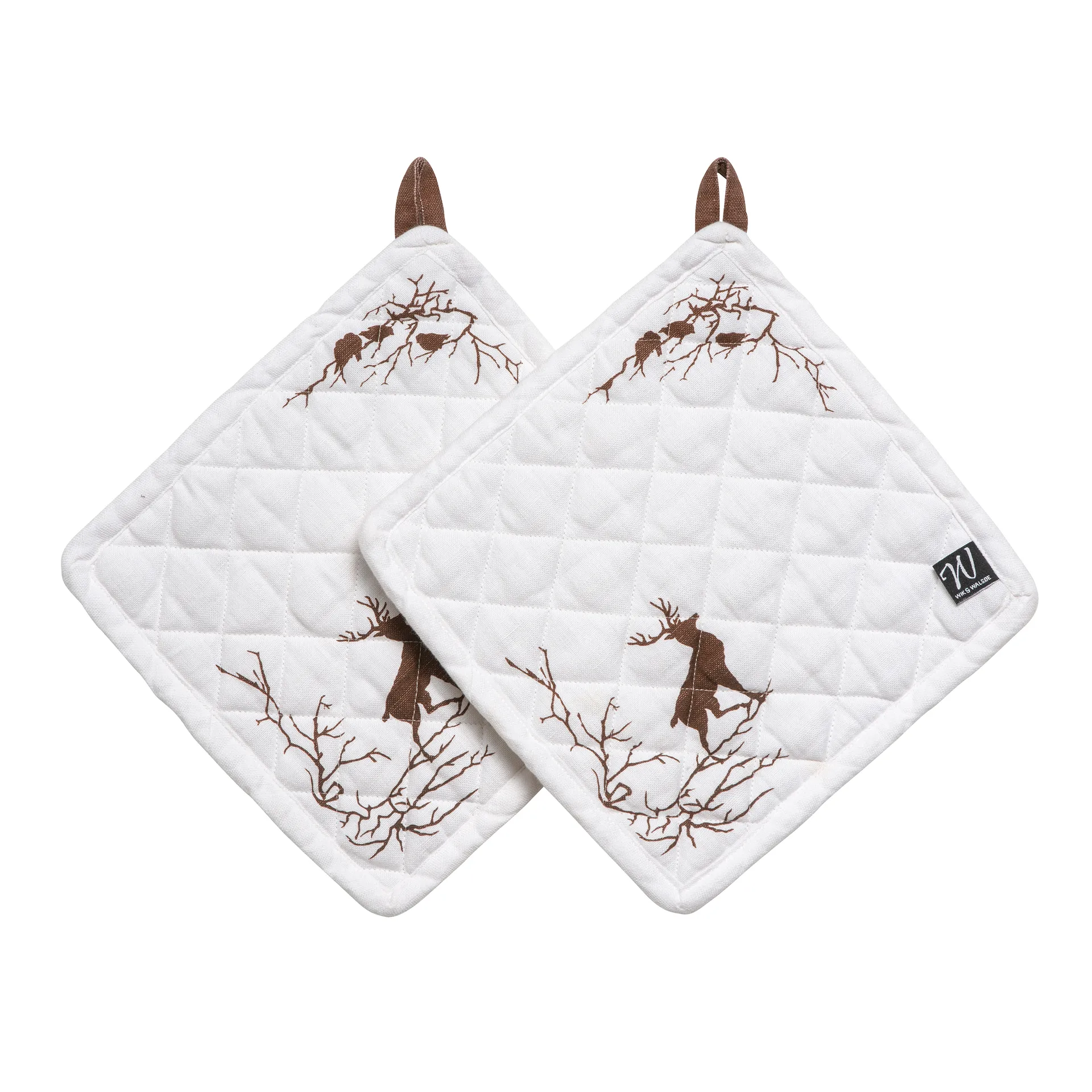 Alveskog oven mitt 2-pack, white Wik & Walsøe