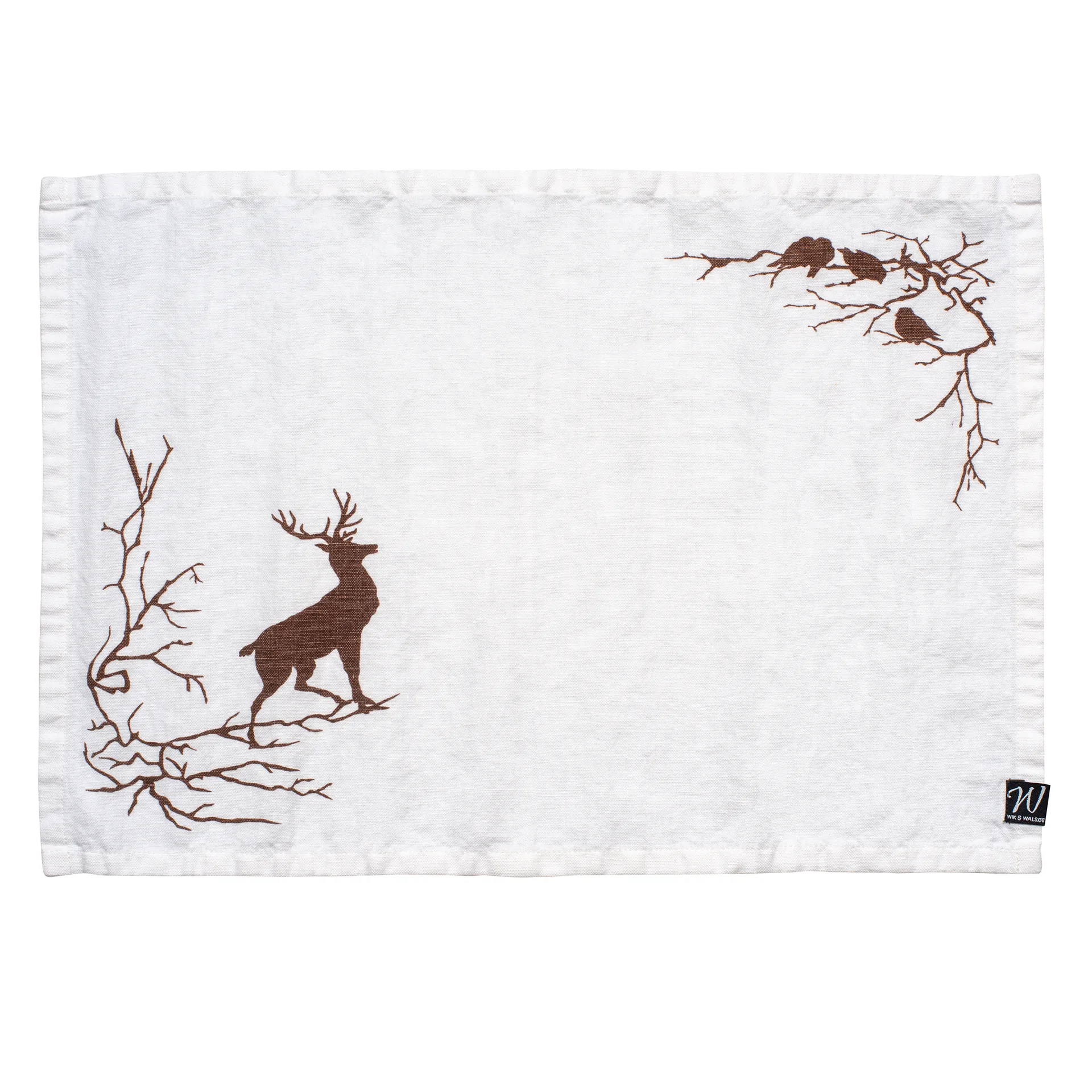 Alveskog placemat 33x47 cm, white Wik & Walsøe