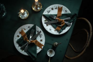 Christmas morning fabric napkin 45x45 cm 2-pack - Green - Wik & Walsøe