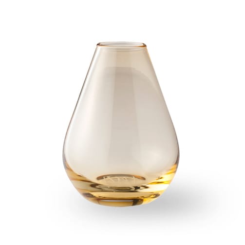 Falla glass vase 10 cm - Clear-yellow - Wik & Walsøe