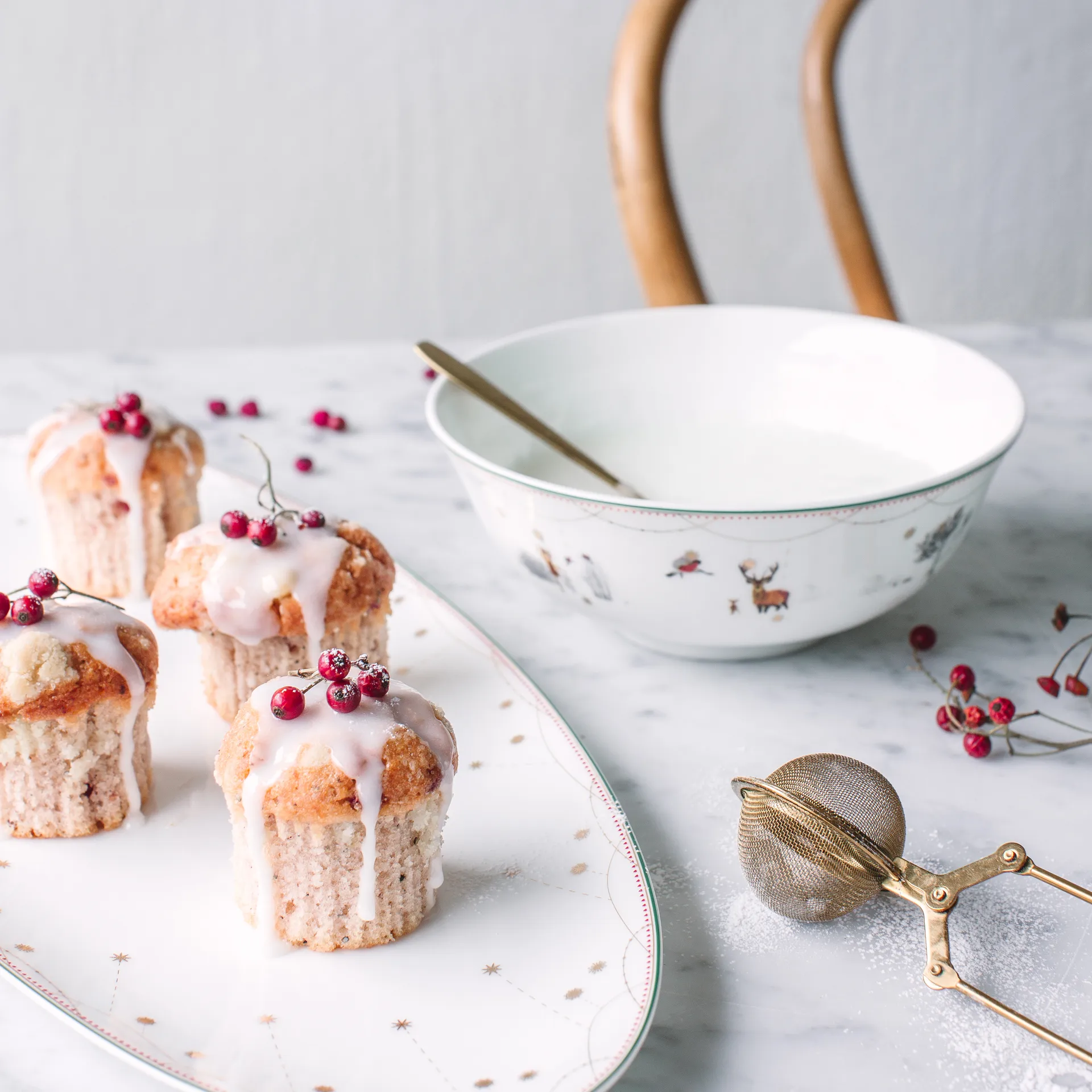 Julemorgen bowl, 22 cm Wik & Walsøe