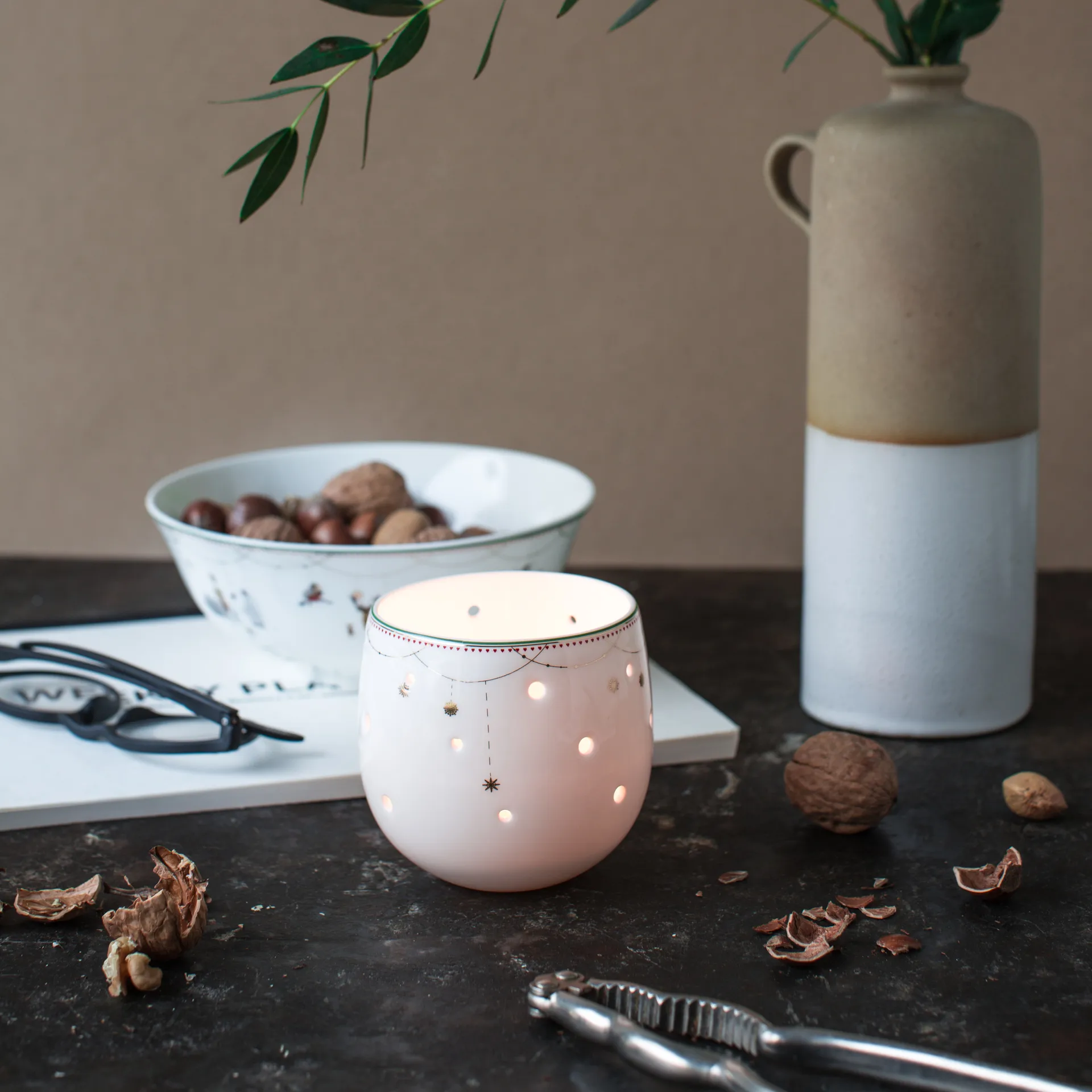 Julemorgen bowl-lantern, 8 cm Wik & Walsøe