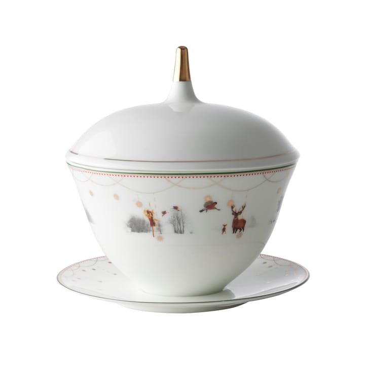 Julemorgen bowl with lid - 14 cm - Wik & Walsøe