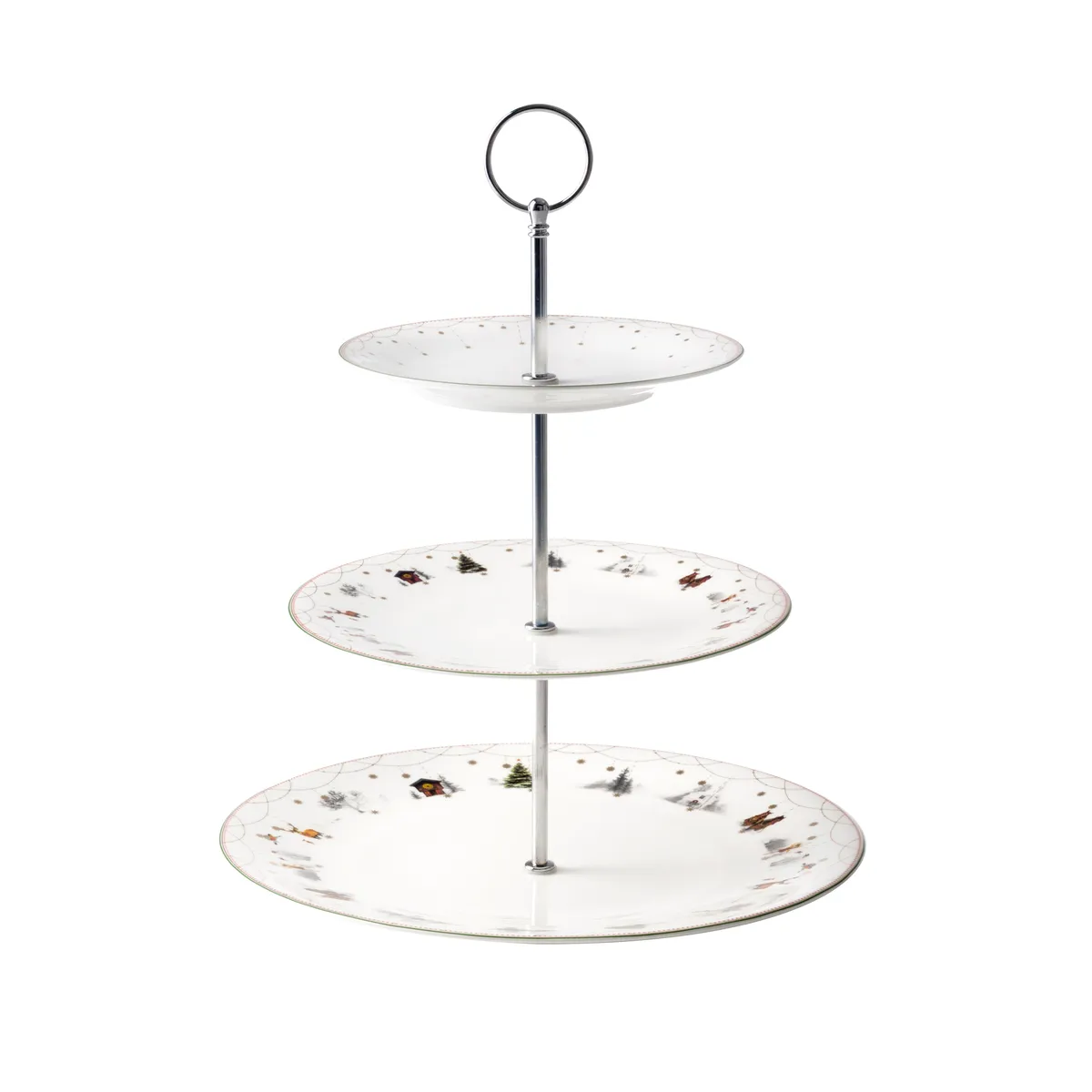 Wik & Walsøe Julemorgen cake stand white