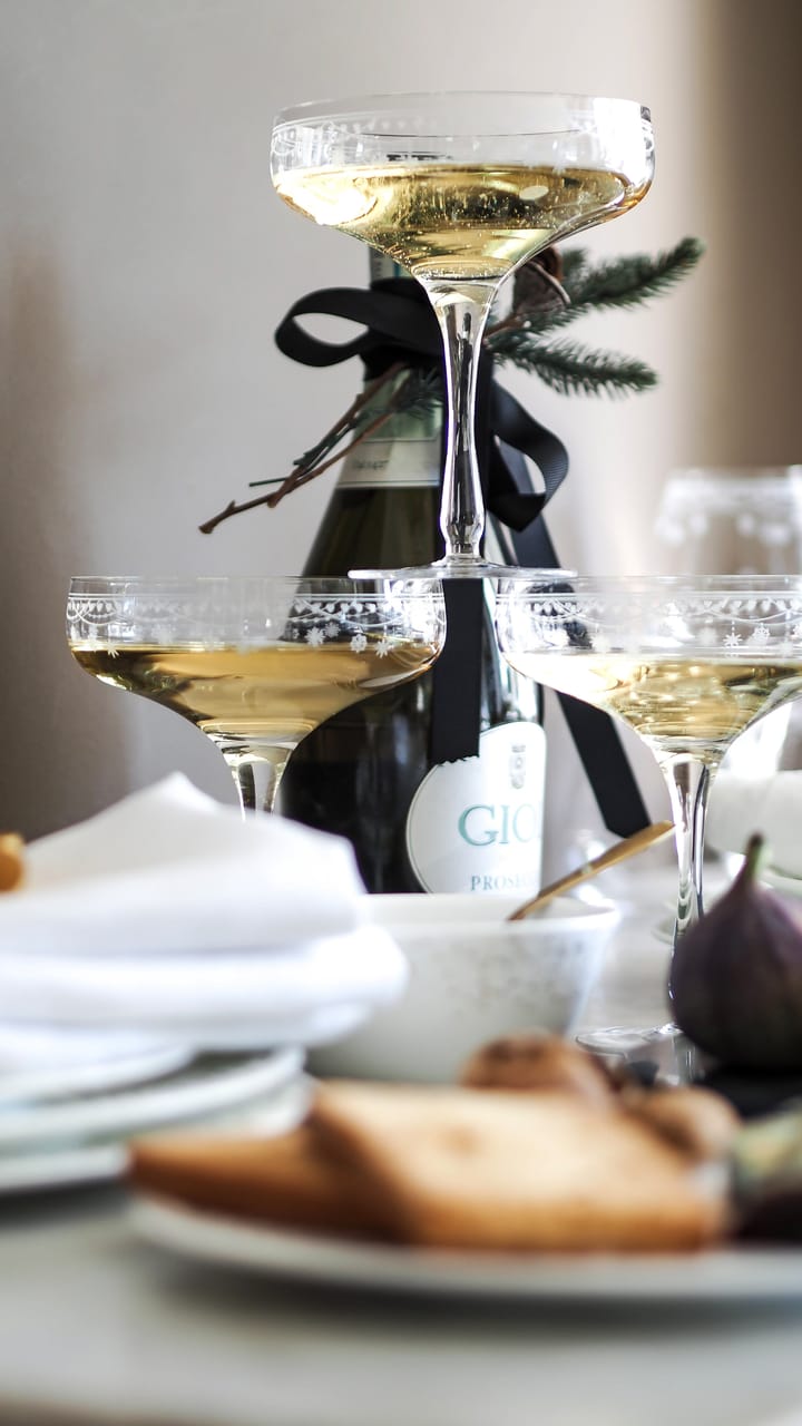 Julemorgen champagne glass - 20 cl - Wik & Walsøe