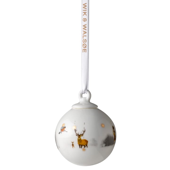 Julemorgen Christmas bauble small, Deer Wik & Walsøe
