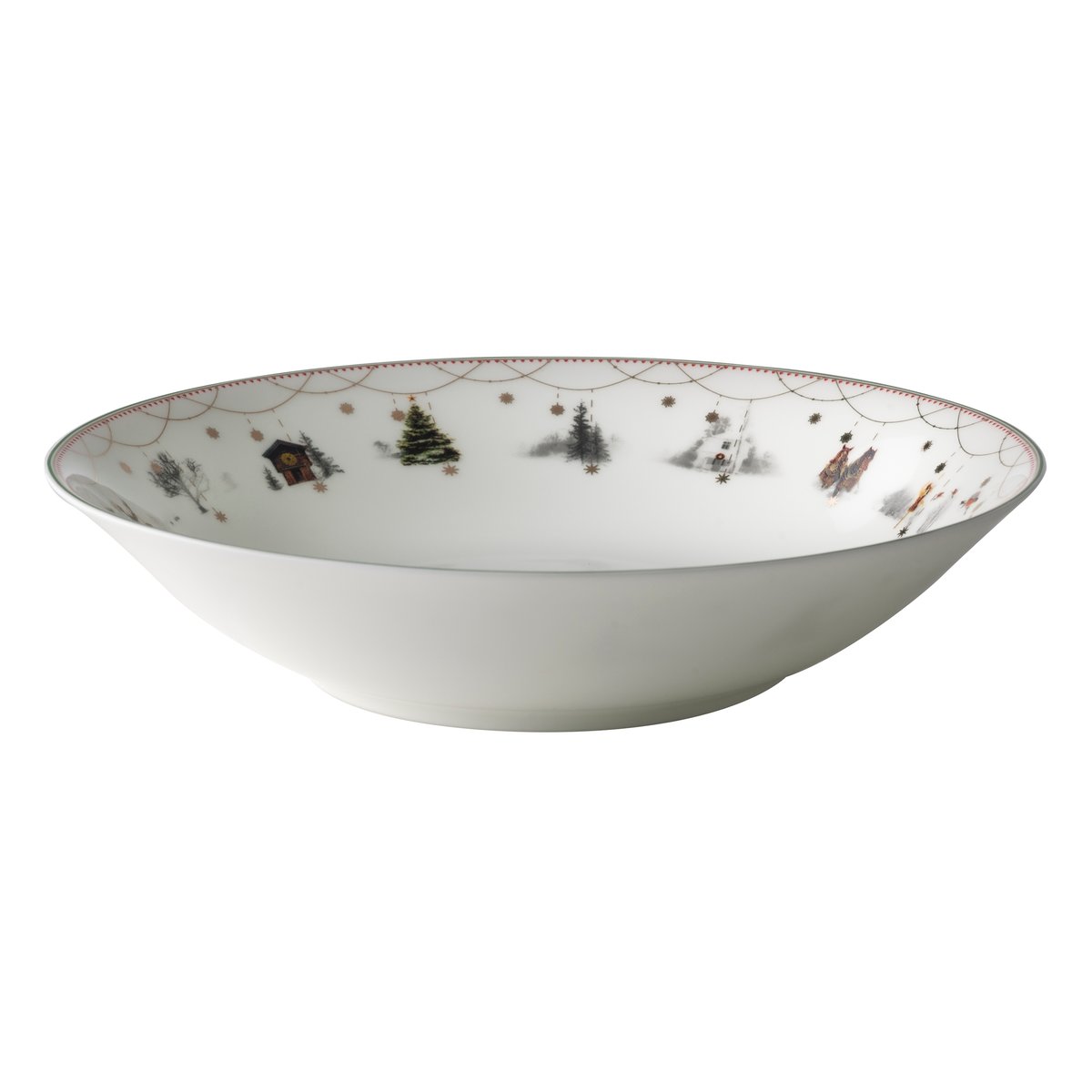Wik & Walsoe Julemorgen deep plate 20 cm | Scandinavian Design | Deep plates | Multi