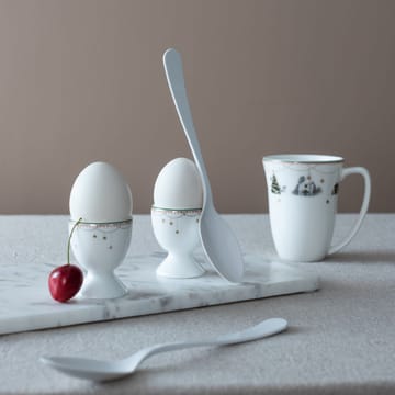 Julemorgen egg cup 2-pack - white - Wik & Walsøe