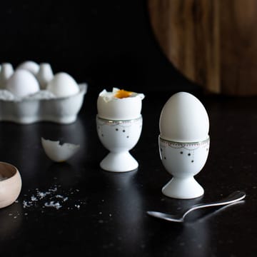 Julemorgen egg cup 2-pack - white - Wik & Walsøe