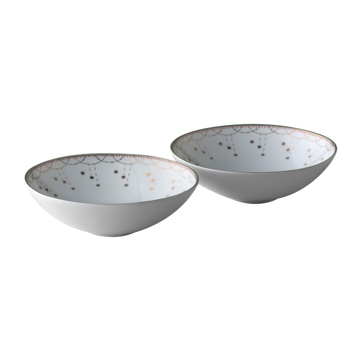 Julemorgen Garland small bowl 2 pack 12 cm - White - Wik & Walsøe