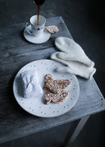 Julemorgen Girlander plate 2 pack 28 cm - White - Wik & Walsøe