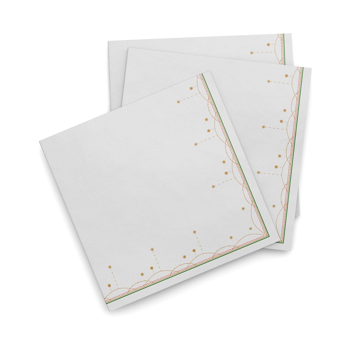 Wik & Walsoe Julemorgen napkin 33x33 cm 20-pack Girlanger