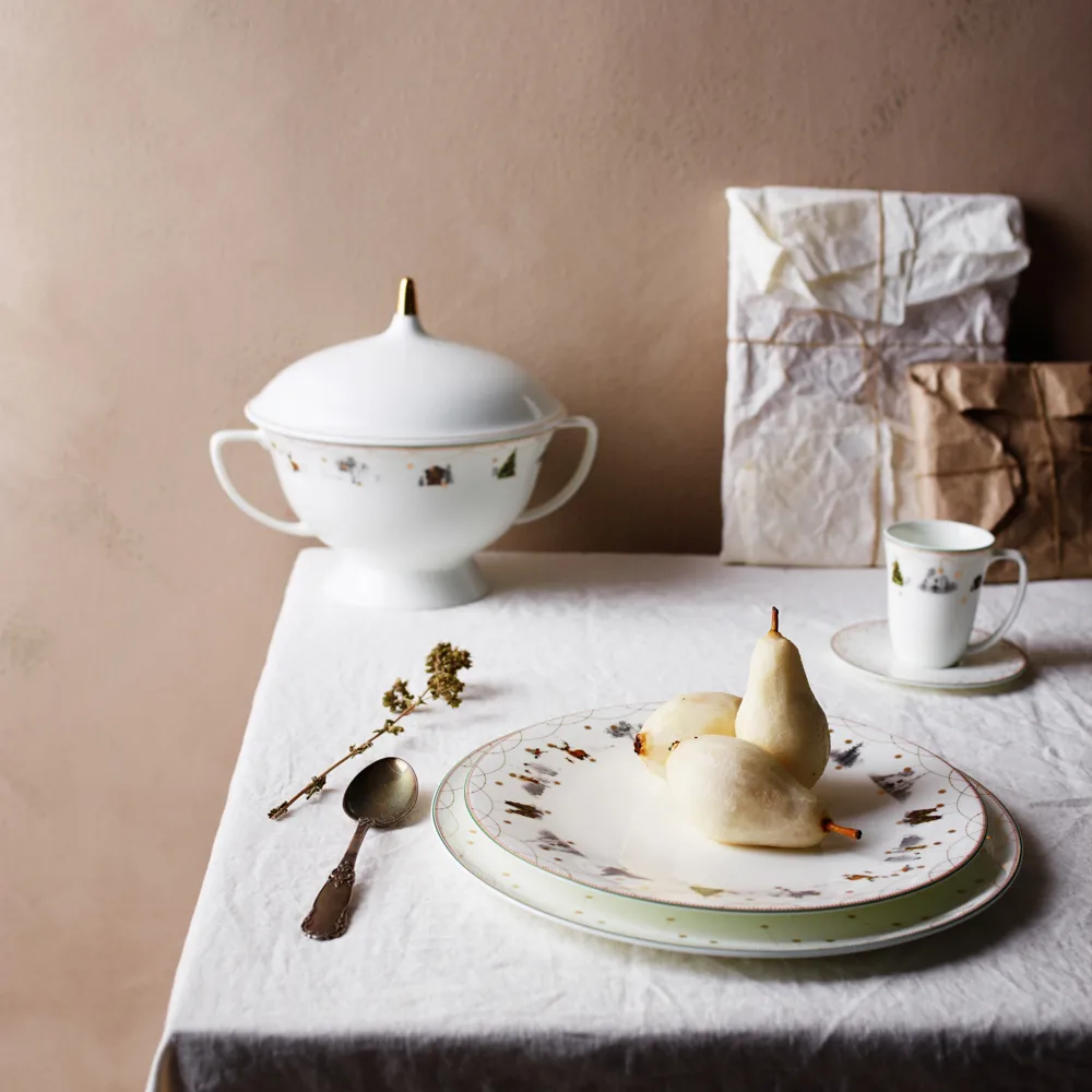 Julemorgen plate Ø28 cm 6-pack Wik & Walsøe