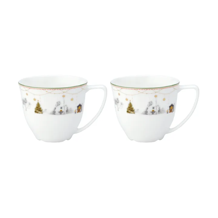 Julemorgen Story mulled wine mug - 12 cl, 2 pack - Wik & Walsøe