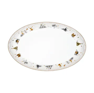 Julemorgen Story oval platter - 39 cm - Wik & Walsøe