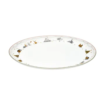 Julemorgen Story oval platter - 39 cm - Wik & Walsøe