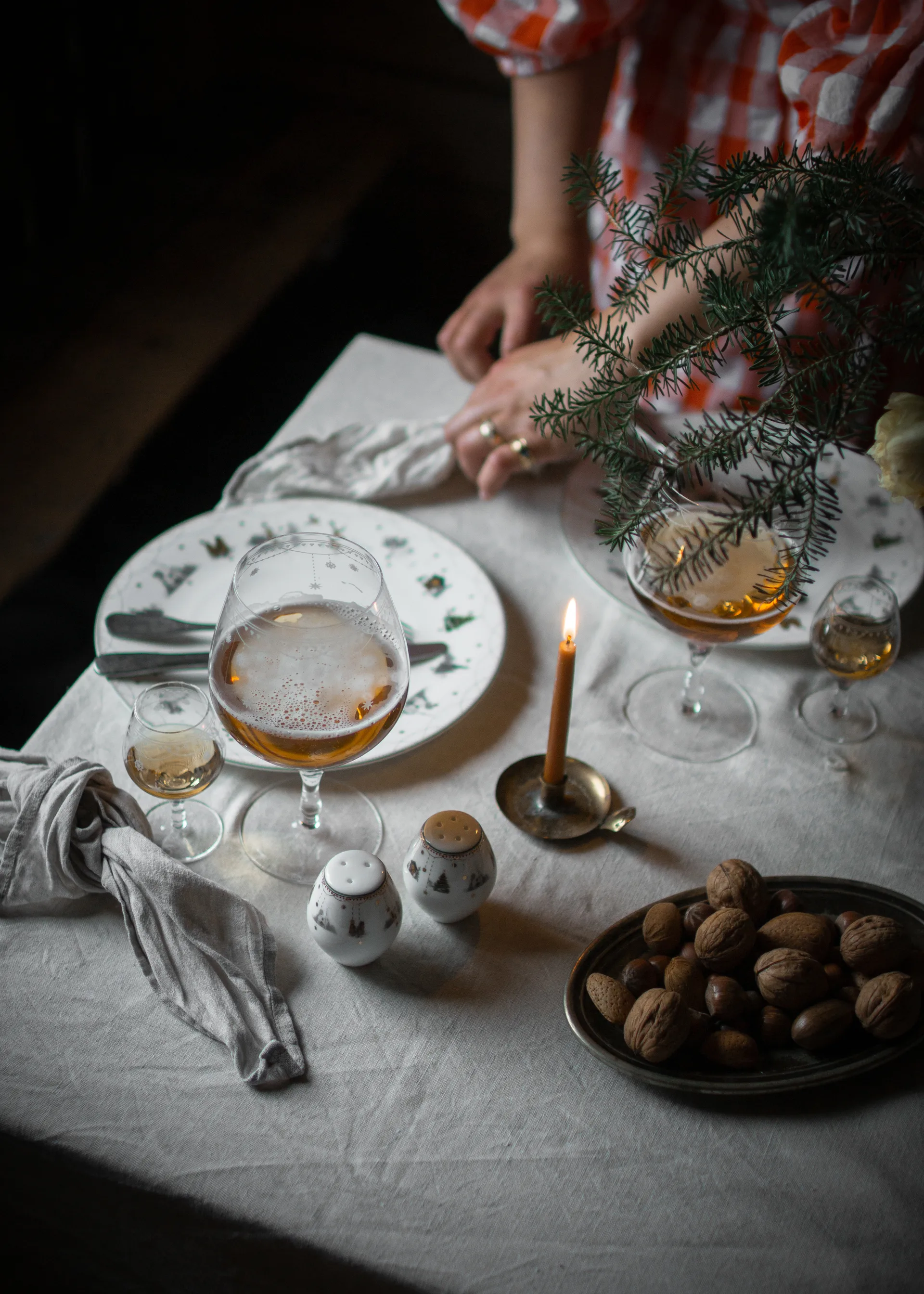 Julemorgen Story salt & pepper shaker 2 pieces, White Wik & Walsøe