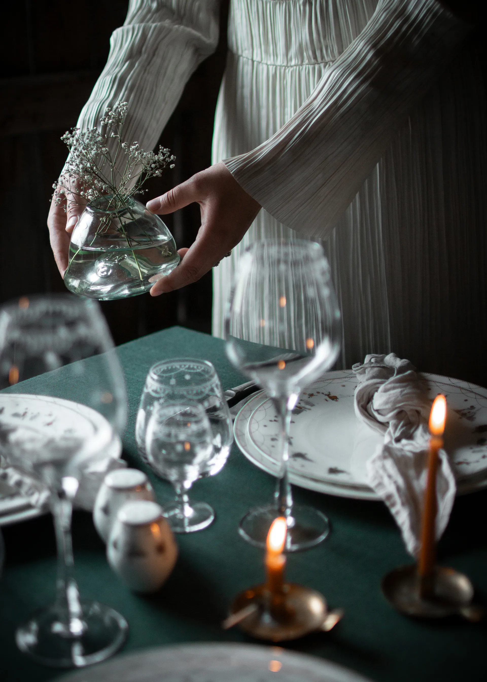 Julemorgen Story salt & pepper shaker 2 pieces, White Wik & Walsøe