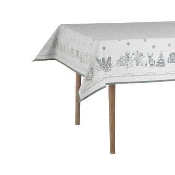 Julemorgen tablecloth - White-green, 140x340 cm - Wik & Walsøe