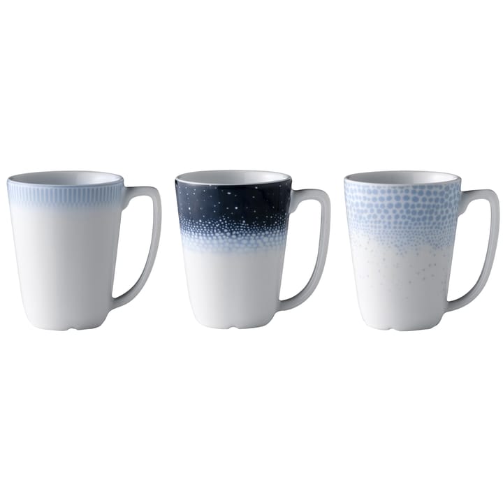 Osean cup 20 cl 3-pack - Blå-white - Wik & Walsøe