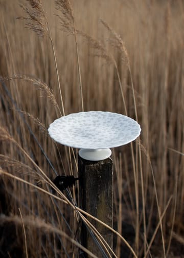 Slåpeblom cake platter Ø21 cm - grey - Wik & Walsøe