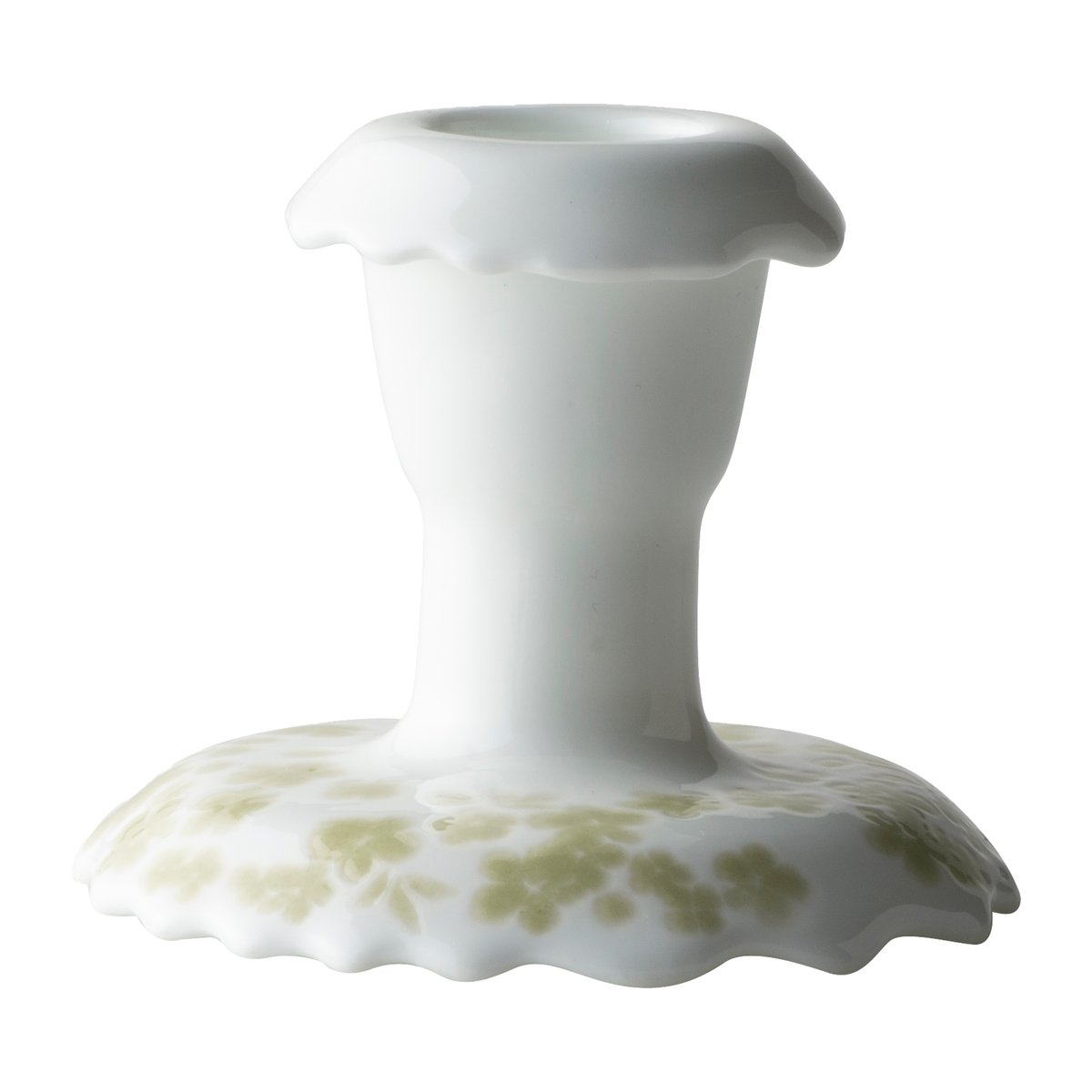 Wik & Walsoe Slåpeblom candle sticks 5.5 cm Green | Scandinavian Design | Candle holders | Green