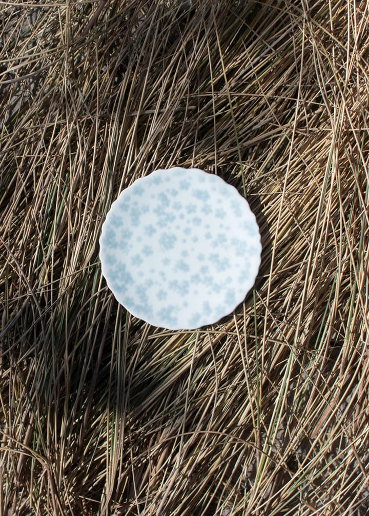 Slåpeblom plate Ø13 cm - Blue - Wik & Walsøe
