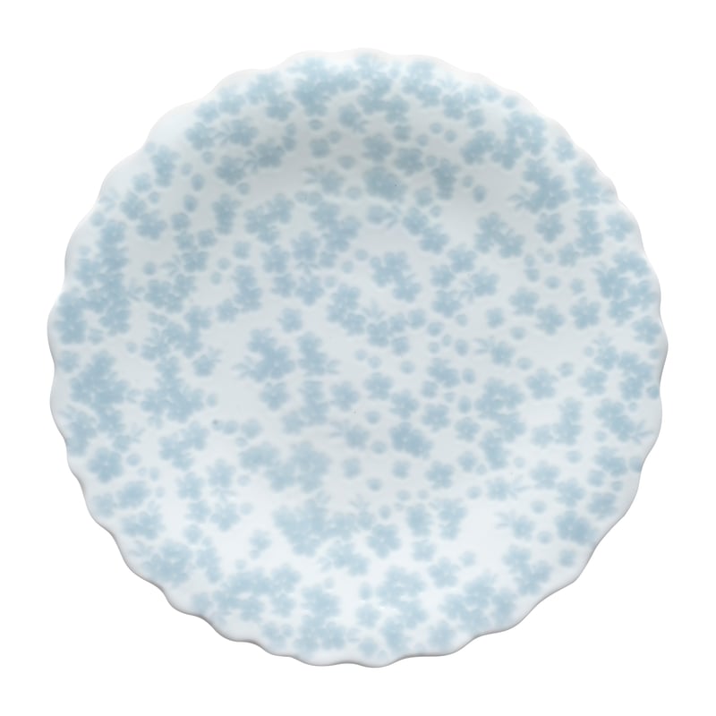 Wik & Walsøe Slåpeblom plate Ø21 cm Blue