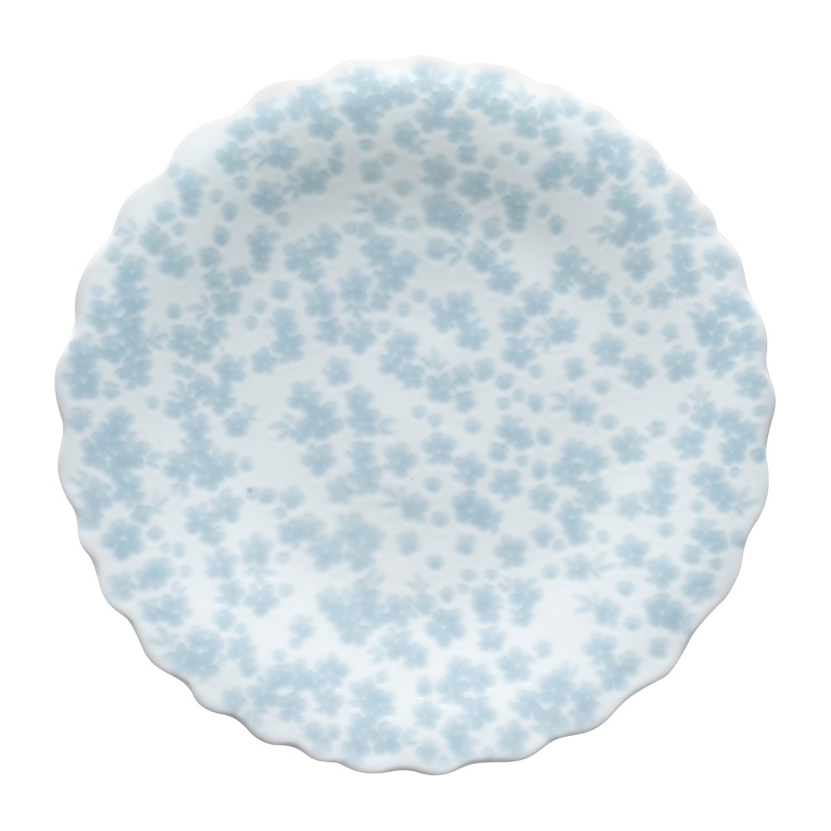 Wik & Walsøe Slåpeblom plate Ø21 cm Blue