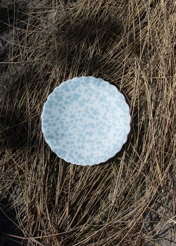 Slåpeblom plate Ø21 cm - Blue - Wik & Walsøe