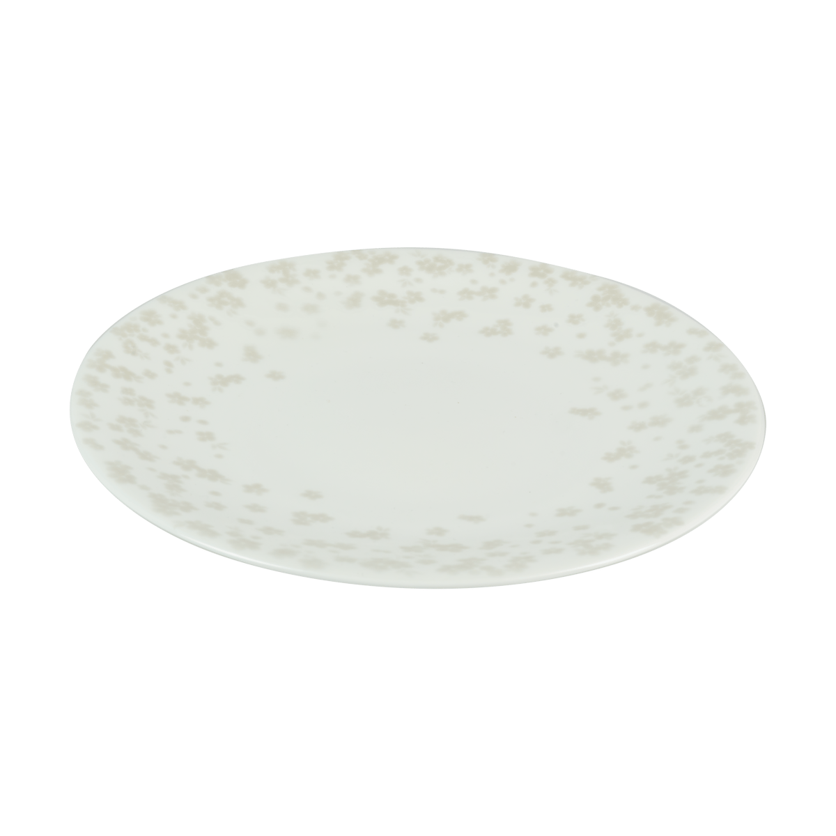 Wik & Walsoe Slåpeblom plate o28 cm Warm gray | Scandinavian Design | Dinner plates | White