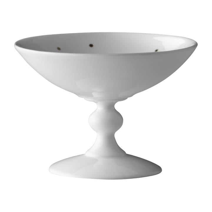 Starfall bowl on foot 12 cm - White - Wik & Walsøe